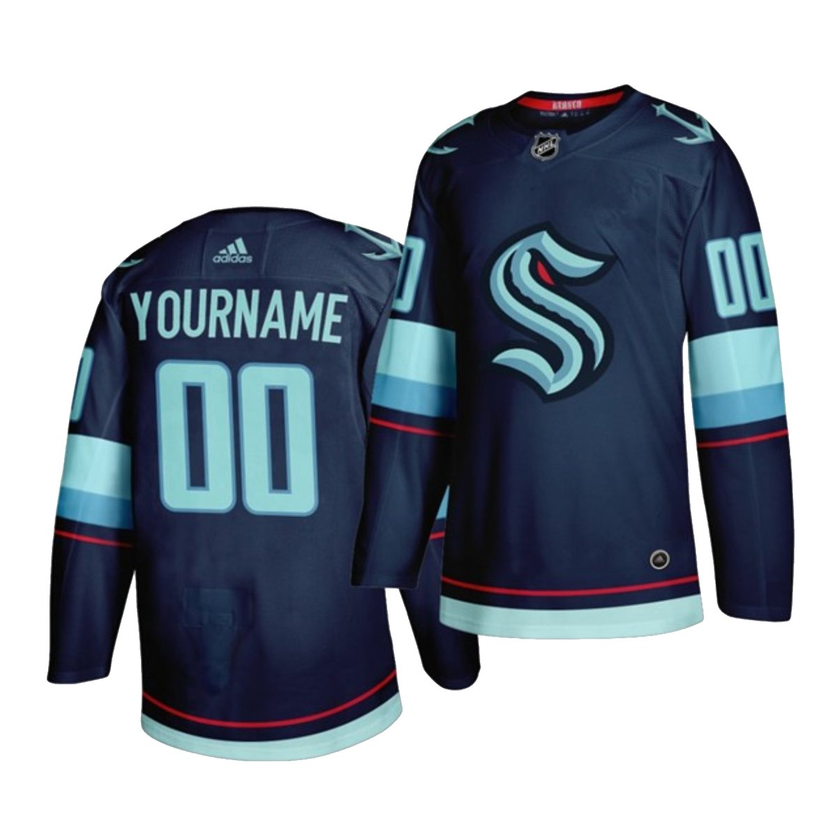 Seattle Kraken Customized Adidas Navy Blue Stitched Jersey,We sell and wholesale Seattle Kraken Customized Adidas Navy Blue Stitched Jersey on line form chian!
